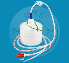 Closed wound suction unit