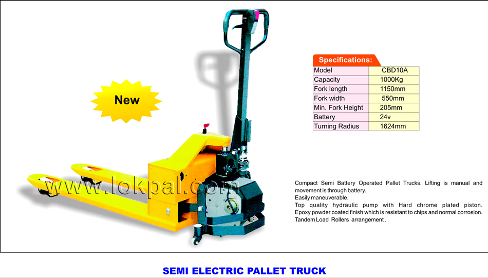 Semi Electric Pallet Truck