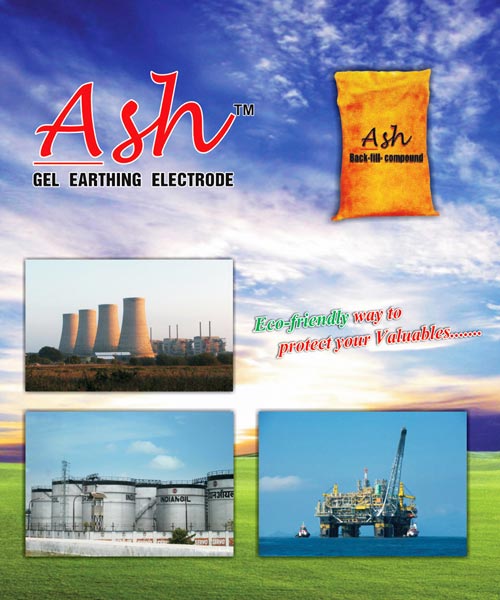 Ash Gel Earthing Electrode Electrical Products