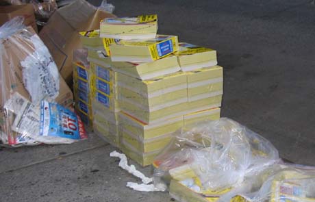 yellow pages waste paper
