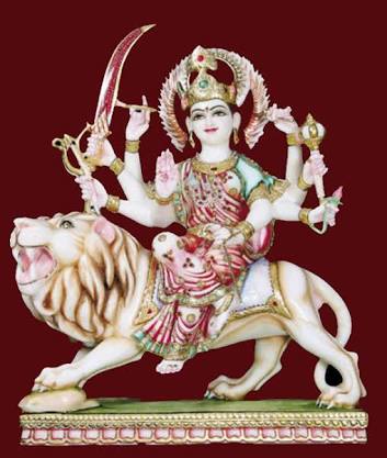 durga maa statues