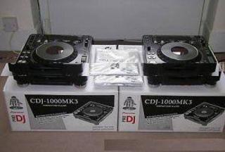 Dj Set 2x Pioneer Cdj-2000 & 1x Pioneer Djm-2000 Mixer + Hdj 2000 Headphone