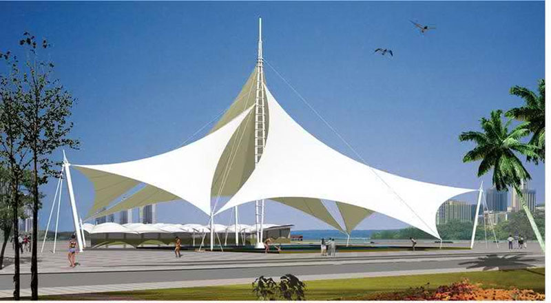 Polyster Alumuniam Hut Awnings, Feature : Water Dust Proof