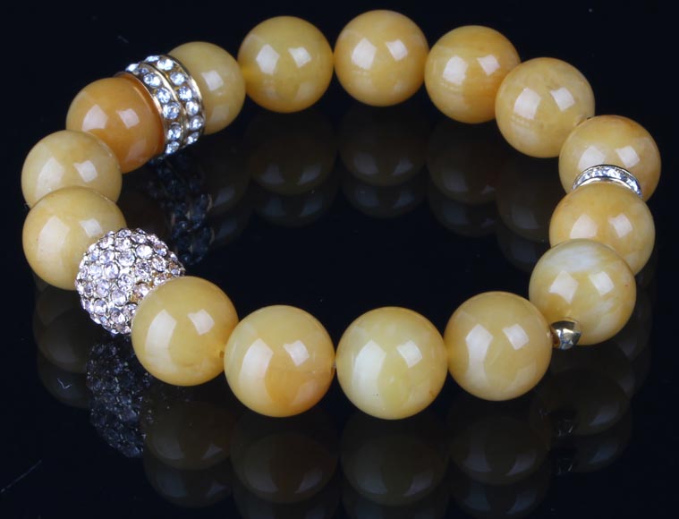 Buy Yellow Jade Bracelet Online in India  Etsy