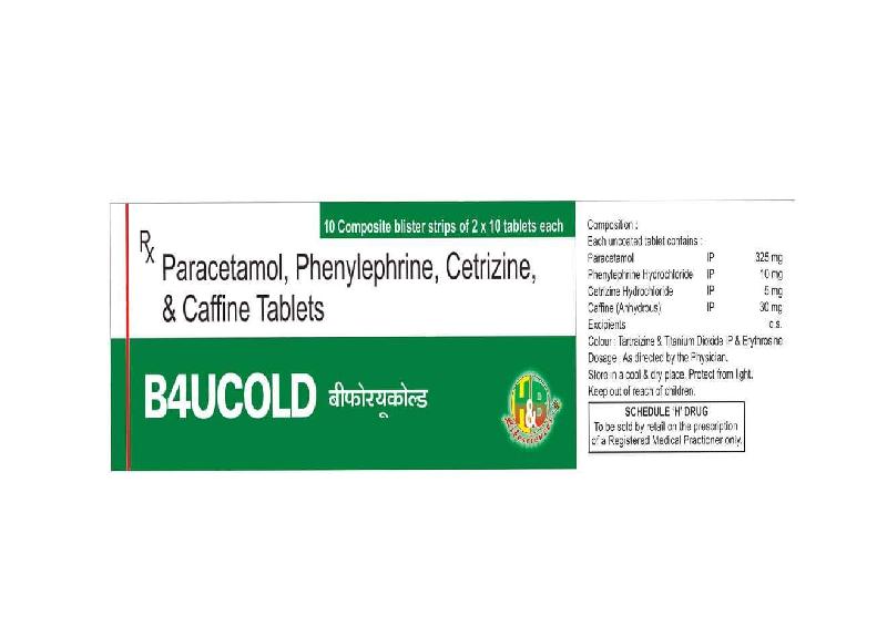 B4UCOLD Tablets