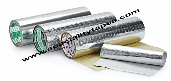 Aluminium Aluminum Foil Tapes, Color : Shiny-silver