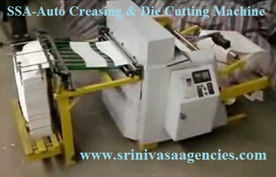 Automatic creasing and die cutting machine
