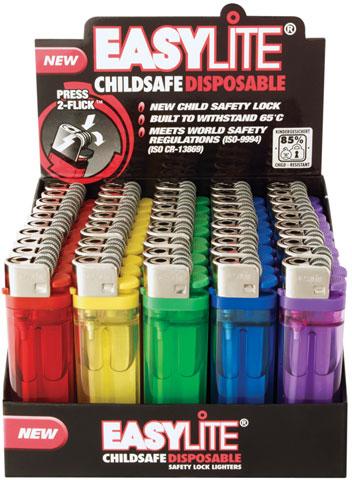 Safety Lock, Disposable Lighters