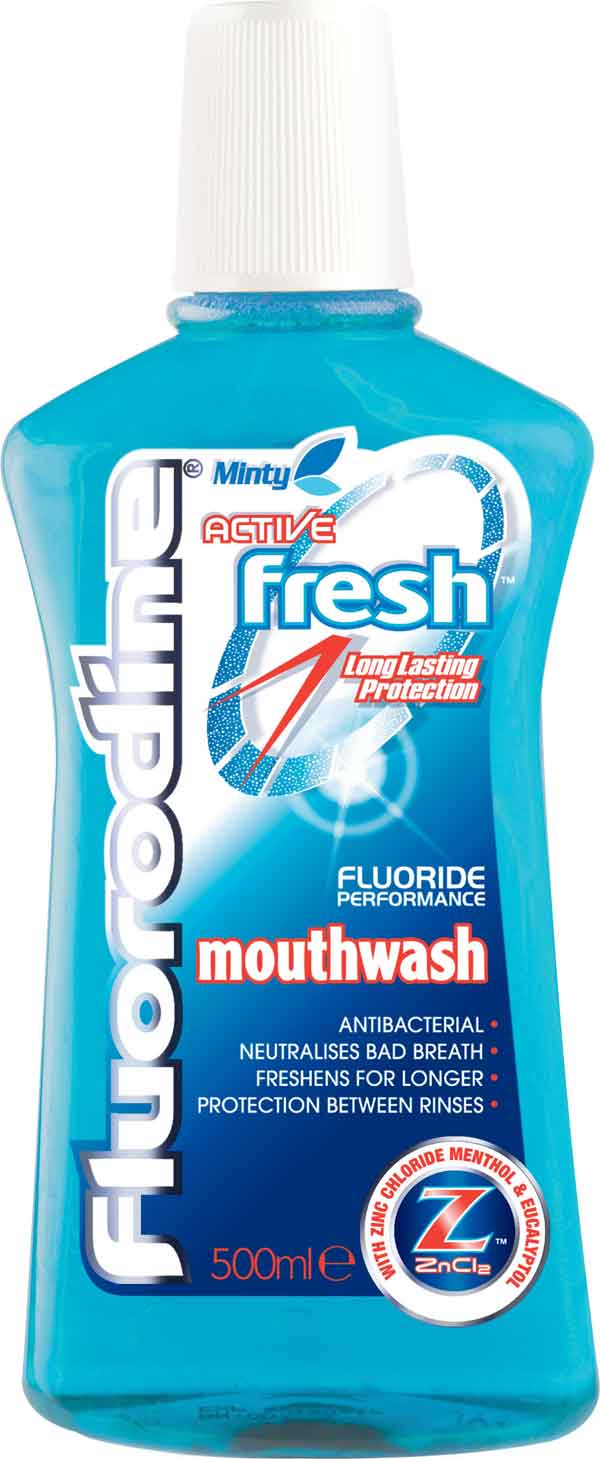 Fluorodine Fresh Active Mouthwash