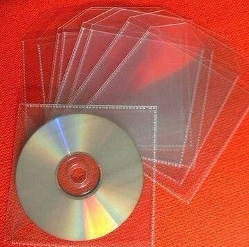 Durable Transparent Plastic CD Sleeves