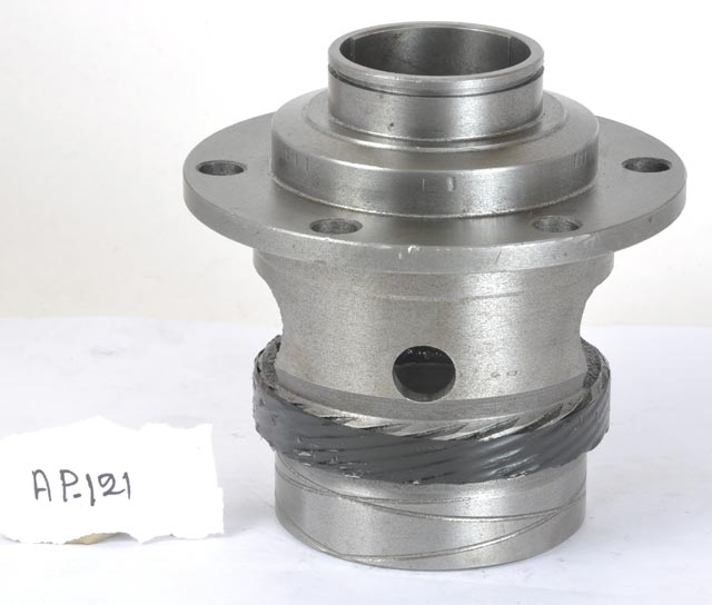 Round Polished Mild Steel Piaggio Ape Differential Housing, for Automobile Industry, Color : Silver-grey