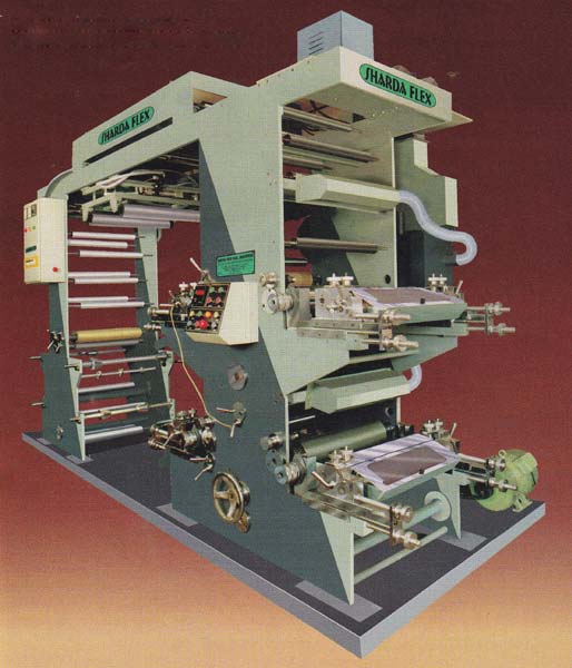 Four Colour Flexographic Printing Machine