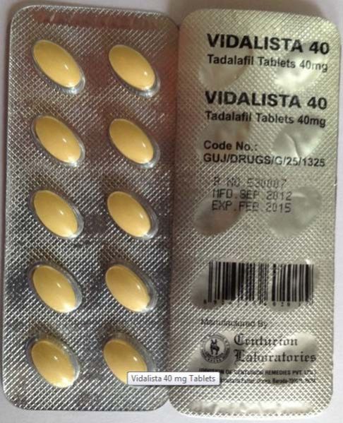 Vidalista 40 Mg Tablets