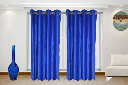Crush Sky Blue Curtains Wholesale Suppliers India Id 1946671