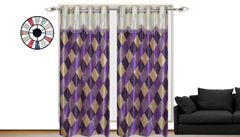 Swarosk 149 Purple Curtains