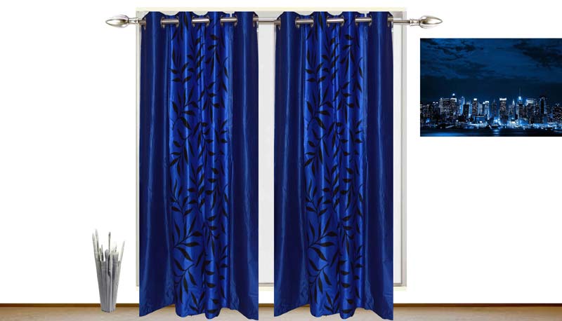 Vancouver 151 Blue Curtains