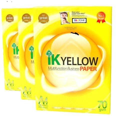 Ik Yellow A4 Paper