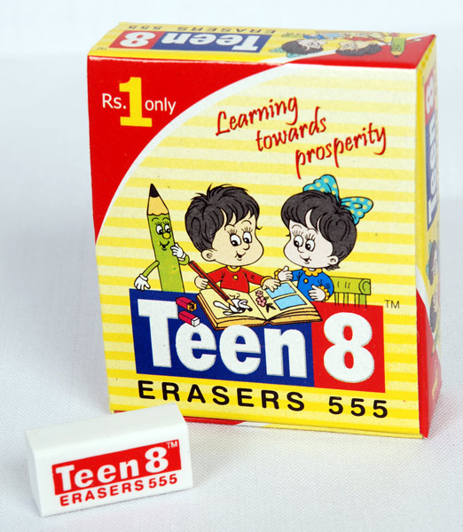Teen8 Erasers 555 Pk of 20