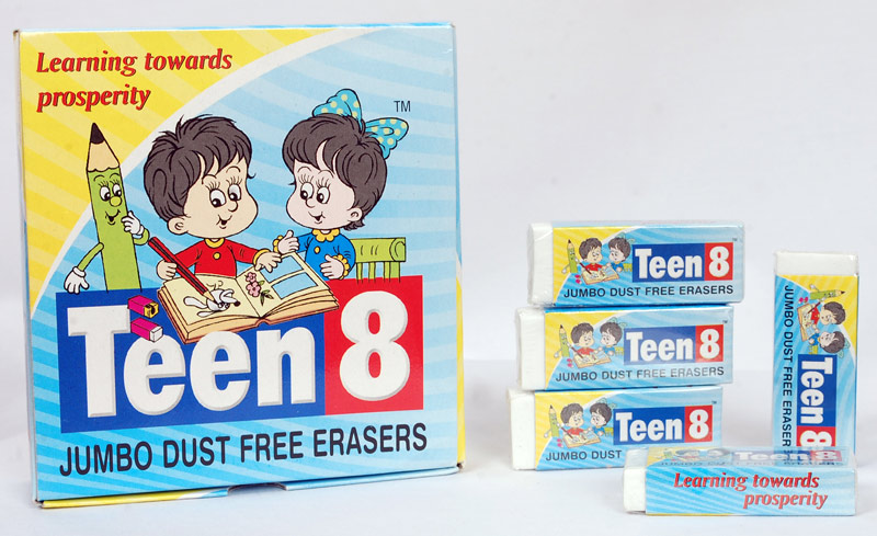 Teen8 Jumbo Dust Free Erasers Pk of 20