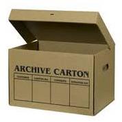 Archival Corrugated Paper Cartons