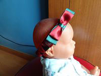 Hairband with Multi Coloured Bow