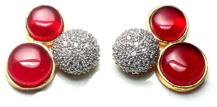 Artificial American Diamond Stud Earrings