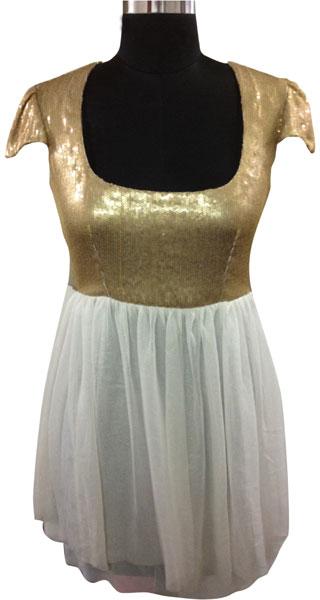 Gold Sequinned Top