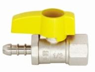 Brass Gas Ball Valves with Nozzle