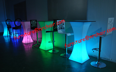 acrylic led bar table