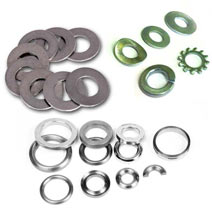Washers, Flat, Spring, Square