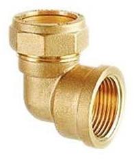 Brass Female Elbow Connector Assembly