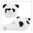 Plush Short Panda Slippers