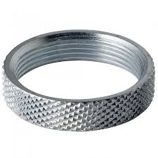 Knurled lock nut