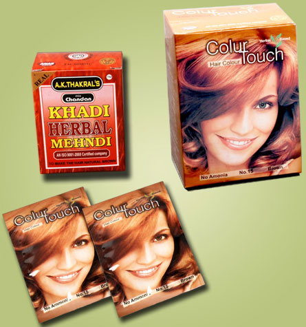Brown Henna Hair Color by Haryana Khadi Gram Udyog from Ambala Haryana | ID  - 1282952