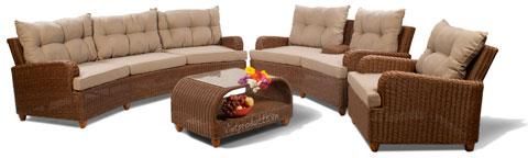Poly Rattan Sofa Set