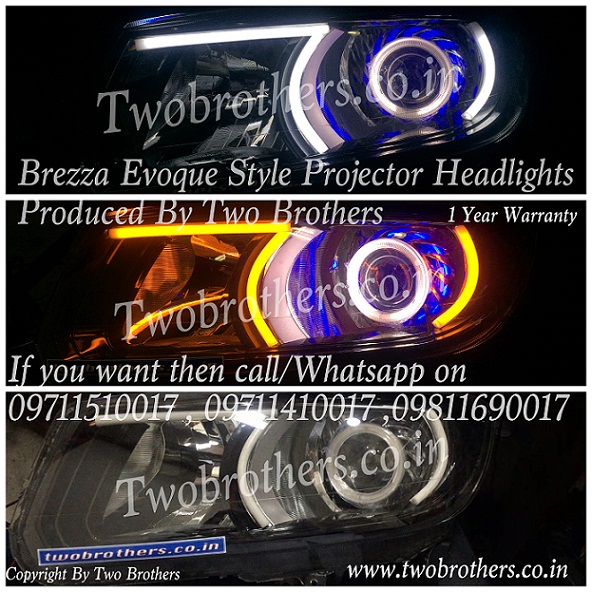 Brezza Evoque Style Projector Headlights