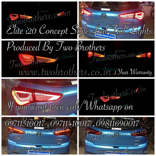 Elite I20 Concept Style Led Tail Lights