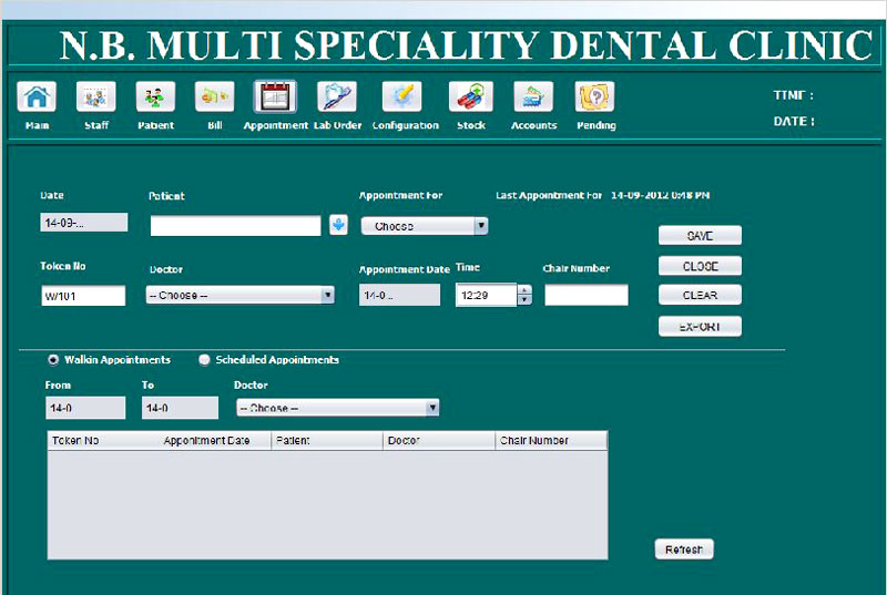 B4u Dental Clinic Management Software