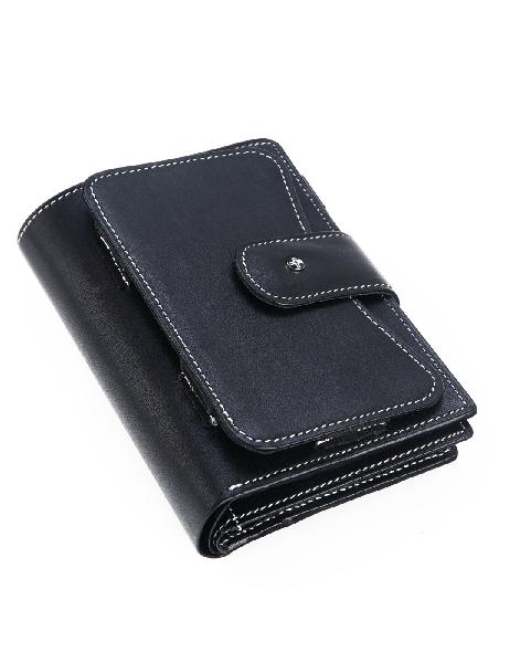 JL Collections Unisex Black Ten in One Utility Travel Wallet - JL_TW_3271