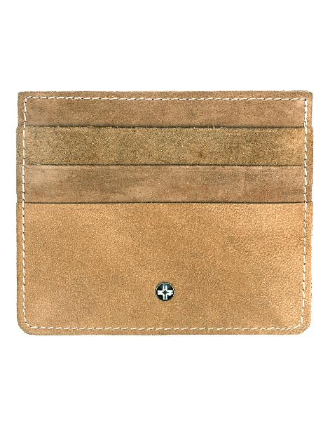 JLCollections 6 Card Slots Brown Men And Women Leather Card Holder - JL_CC_3117_B