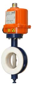 Lined Butterfly Valve Gear Operated