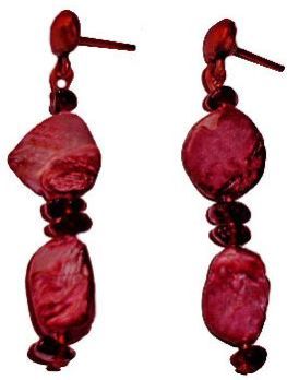 Nacre Beaded Earrings