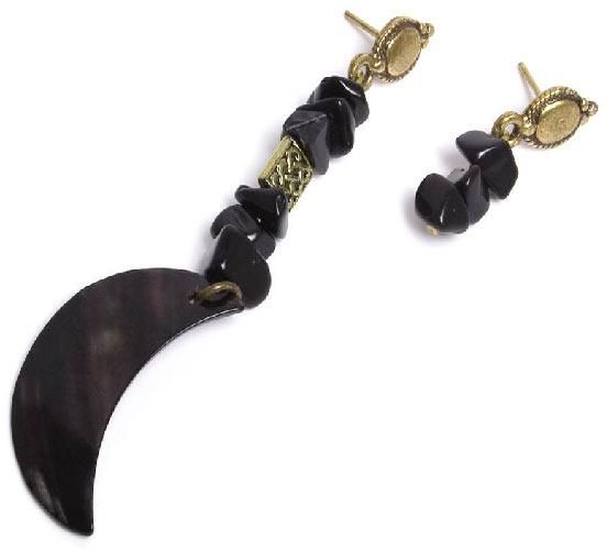 Onyx Beaded Earrings