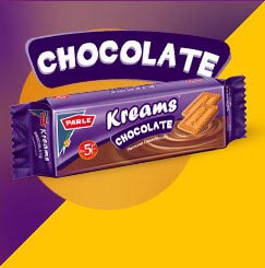 Parle Chocolate Flavoured Cream Biscuits