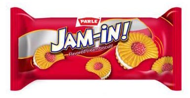 Parle Jam In Cream Biscuits