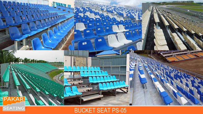 plastic moulded bucket seats