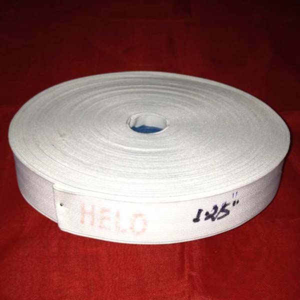 Plain Polyester Elastic Tape, for Making Garments, Feature : Good Quality, Perfect Strength, Smooth