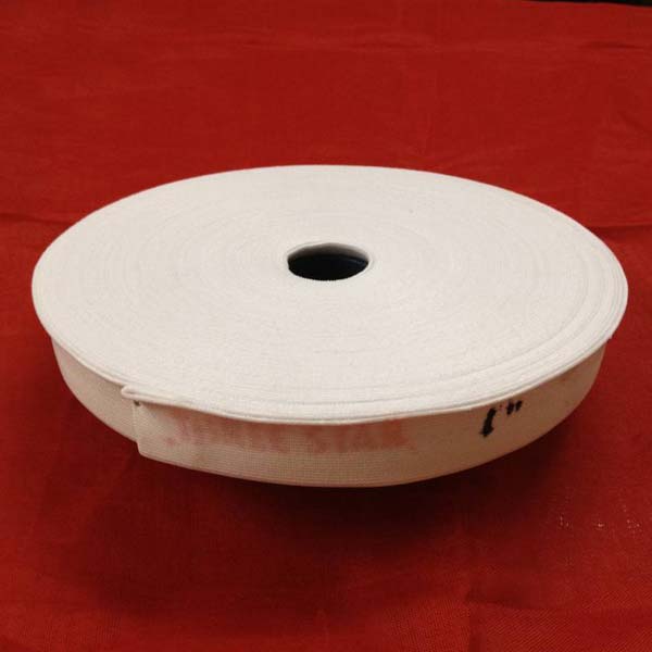 White Polypropylene Elastic Tape, for Making Garments
