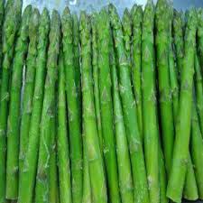 Frozen green asparagus
