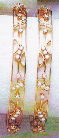 Diamond Bangles - (bg - 5)